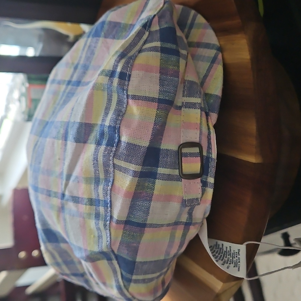 Janie And Jack 2t To 3 Plaid Flat Cap